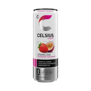 Celsius Live Fit Sparkling Strawberry Passionfruit Energy Drink