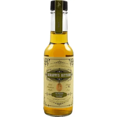 Scrappy's Bitters Lime Wild Ale 325mL Bottle 49.1% ABV