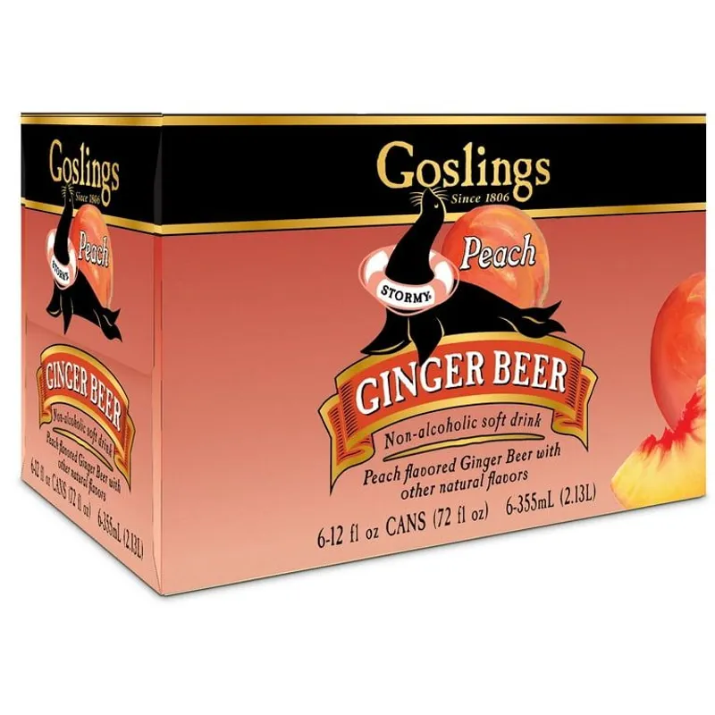 Goslings Peach Ginger Beer view 1