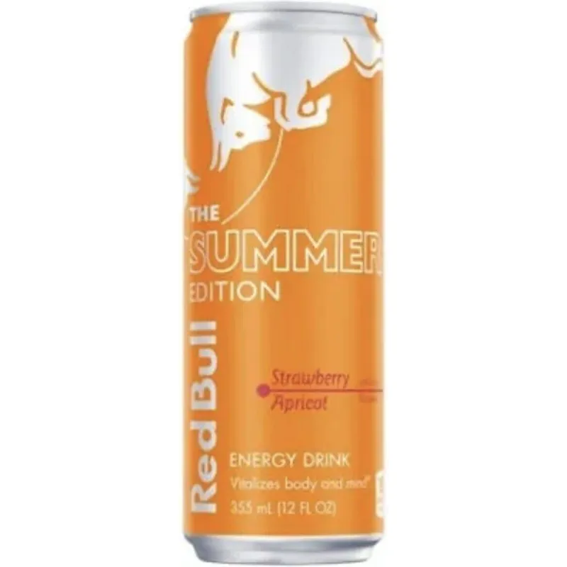 Red Bull Energy Drink Strawberry Apricot view 1