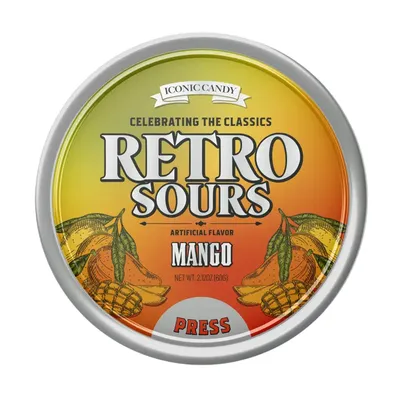 Retro Sours Mango Candy 2.12 oz
