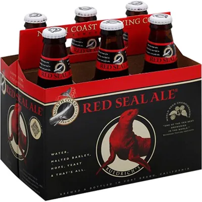 North Coast Red Seal Ale 6x 12oz Bottles