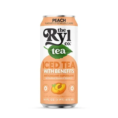 The Ryl Co. Peach Iced Tea 16 oz Can