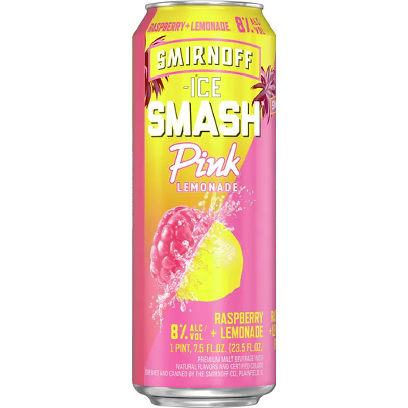 Smirnoff Ice Smash Pink Lemonade view 1