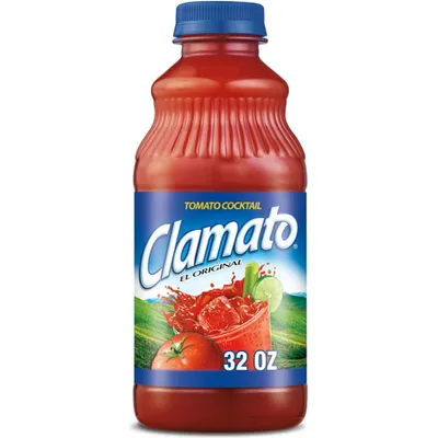 Clamato Tomato Cocktail 32oz Plastic Bottle