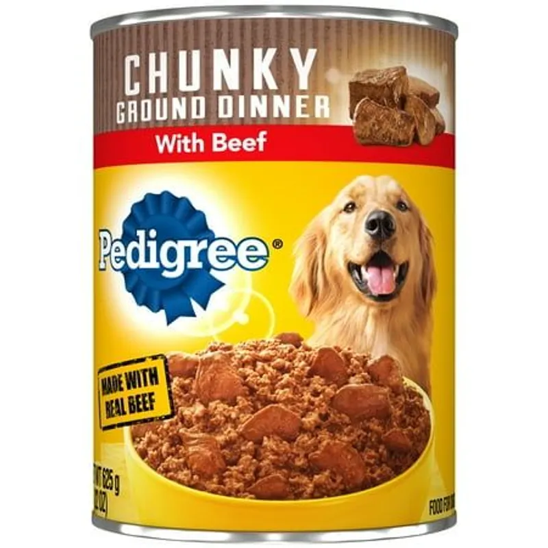 Pedigree Meaty Ground Dinner with Chunky Beef view 1