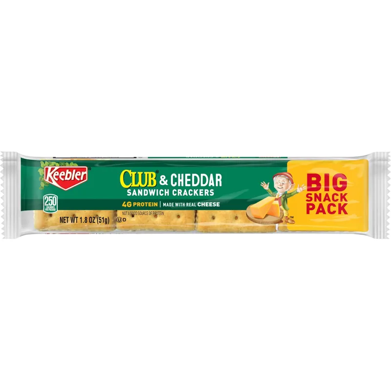 Keebler Club Sandwich Crackers & Cheddar view 1