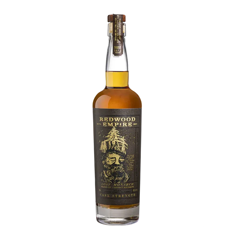 Redwood Empire Cask Strength Lost Monarch Straight Whiskey Blend view 1