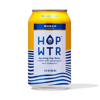 HOP WTR Mango Sparkling Hop Water 12 oz Can