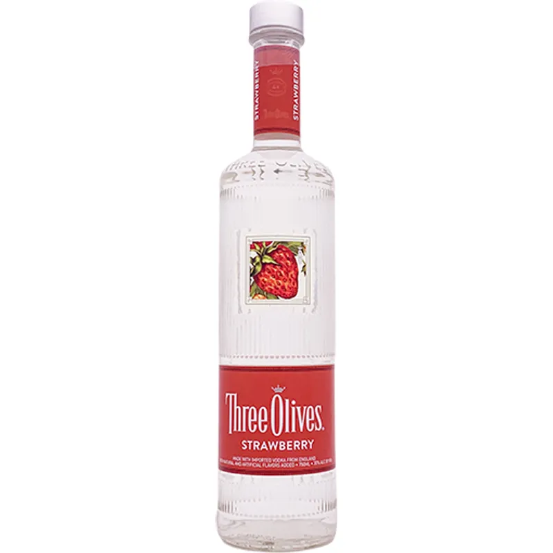 Three Olives Strawberry Vodka view 1