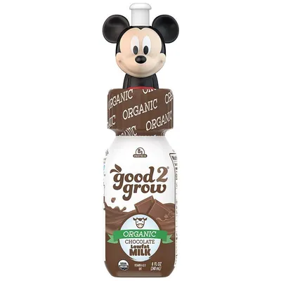 Good2Grow Organic Lowfat Chocolate Milk 8 oz Bottle