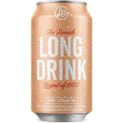 The Finnish Long Drink Peach 6 Pack 12oz Cans