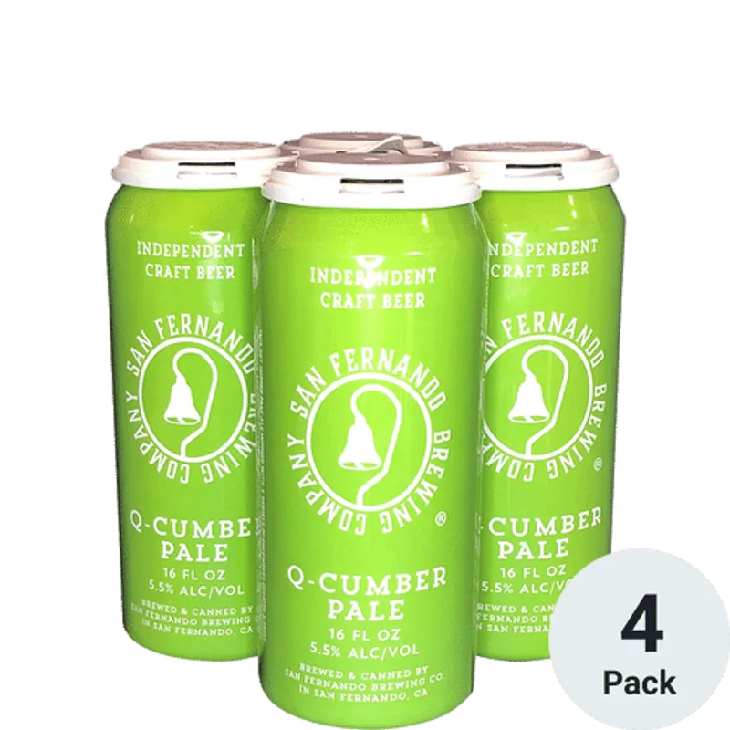 San Fernando Brewing Co. Q-Cumber Pale Ale view 1