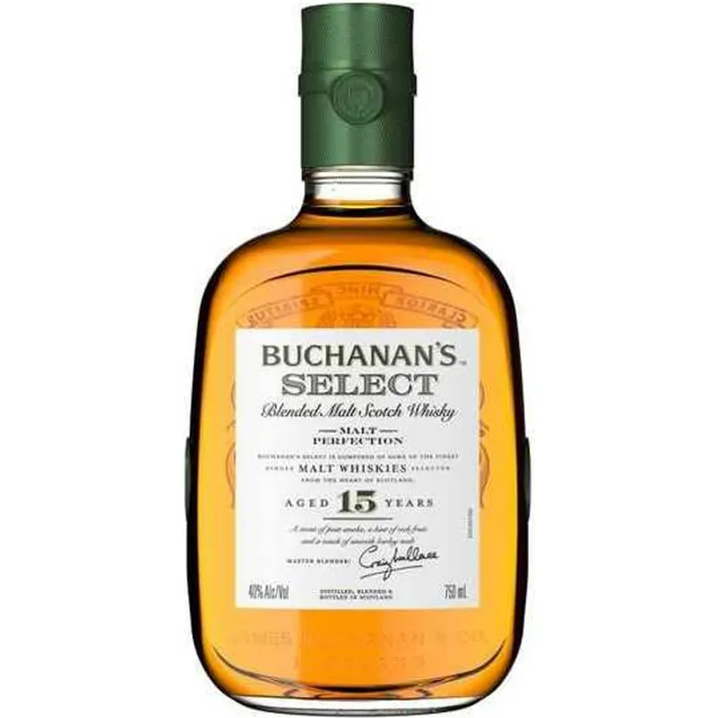 Buchanans Select Blended Malt Scotch Whisky 15 Year view 1