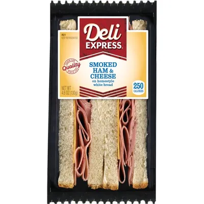 Deli Express Smoked Ham & Cheese Wedge 4.6oz Pouch