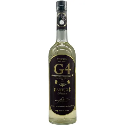G4 Tequila Anejo 750ml Bottle