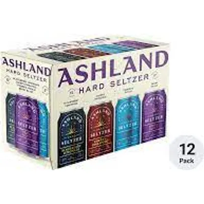 Ashland Hard Seltzer Variety Blackberry Lemonade, Cherry Pineapple, Tropical, Punch, Berry Blast, 12 Pack 12oz Cans