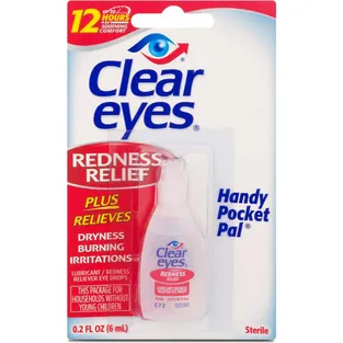 Clear Eyes Handy Pocket Pal Redness Relief Eye Drops