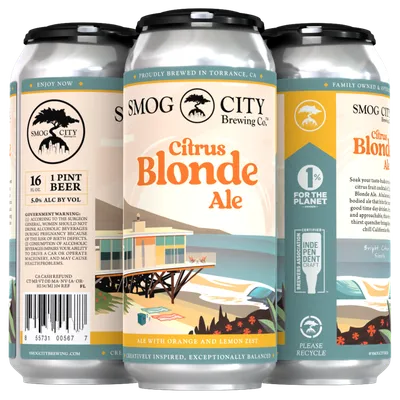 Smog City Citrus Blonde 4 Pack 16oz