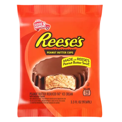Reese's Peanut Butter Cup Ice Cream Bar 3.3oz Unit