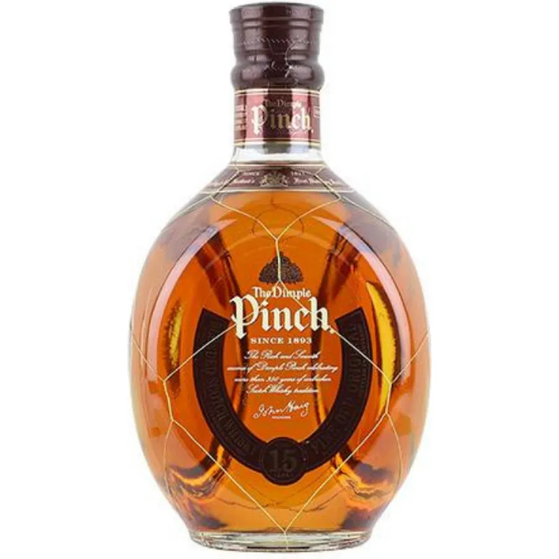 The Dimple Pinch Fine Original Deluxe Blended Scotch Whisky 15 Year view 1