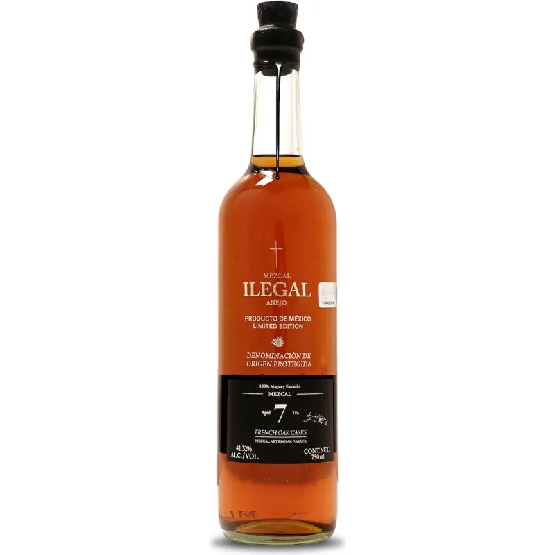 Ilegal Mezcal Anejo French Oak 7 Year view 1