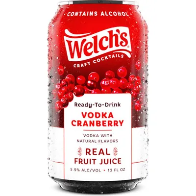 Welch's Craft Cocktails Vodka Cranberry Ready-To-Drink 12oz Can