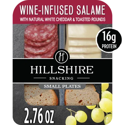 Hillshire Farm Wine-Infused Snacking Salame With White Cheddar 2.76oz Pack Pack