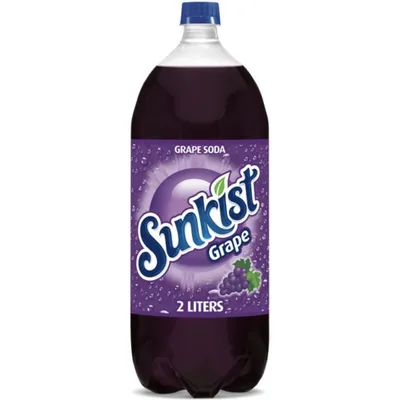 Sunkist Grape Soda 2L Bottle