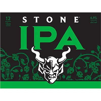 Stone IPA 12 Pack 12oz Cans 6.9% ABV