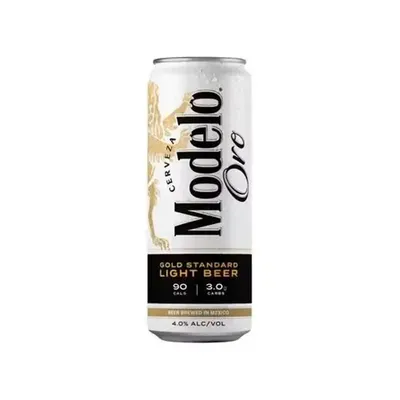 Modelo Oro Light Beer 6 Pack 12 oz Cans