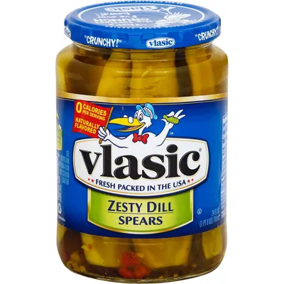 Vlasic Zesty Dill Spears 3x 24oz Jars