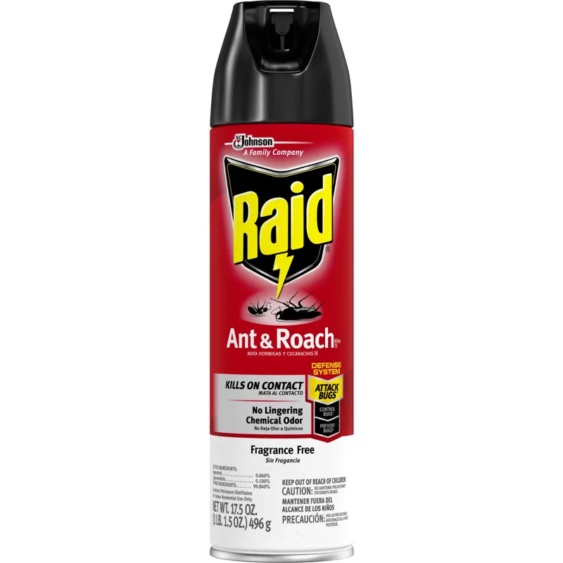 Raid Fragrance-Free Ant & Roach Killer view 1