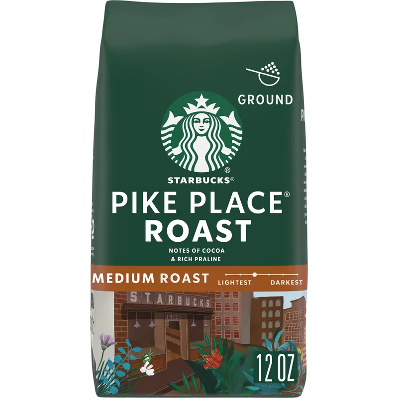 Starbucks Pike Place Roast Medium Ground Coffee view 1