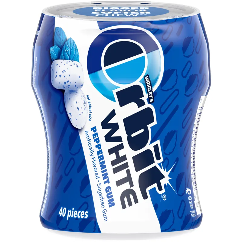 Orbit White Peppermint Sugarfree Chewing Gum view 1