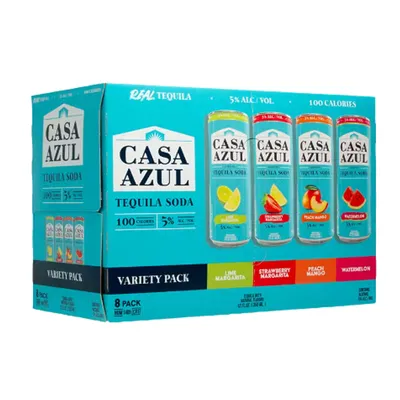 Casa Azul Tequila Soda Variety Pack 8pk 12oz Cans