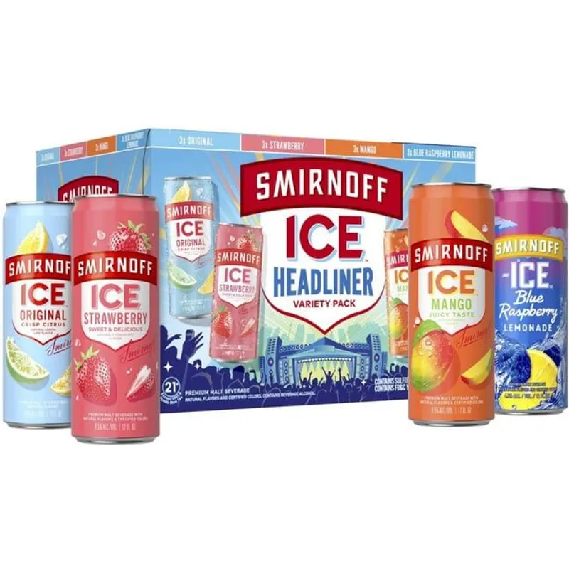 Smirnoff Ice Headliner Variety Premium Malt Beverage view 1