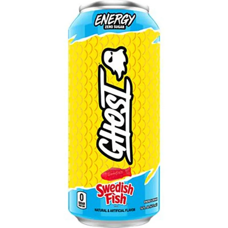 Ghost Energy Drink, Zero Sugar, Swedish Fish view 1