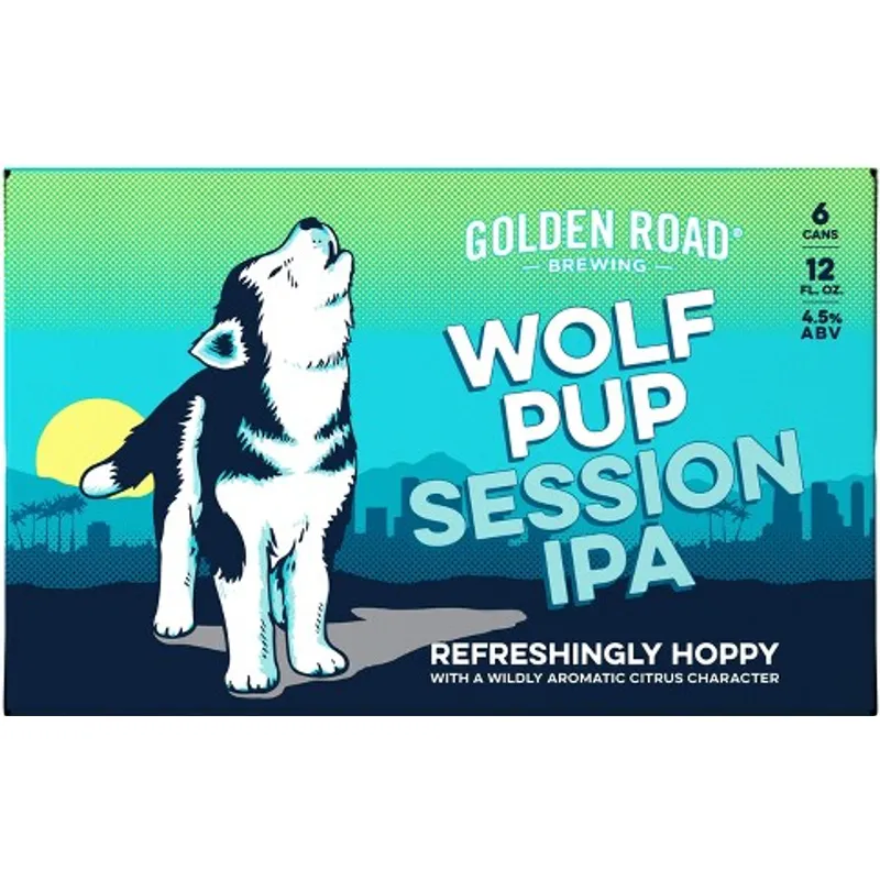 Golden Road Wolf Pup IPA view 1