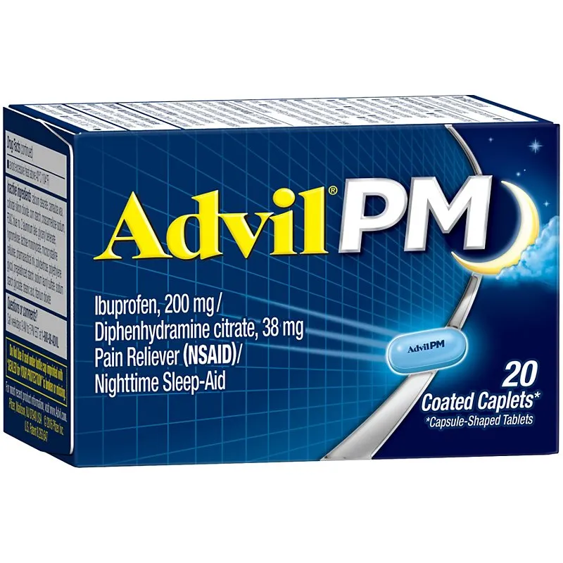 Advil PM Pain Reliever Coated Caplets view 1