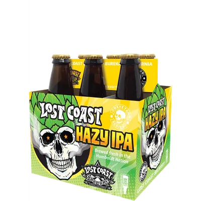 Lost Coast Hazy IPA 6 pack 12oz Bottles