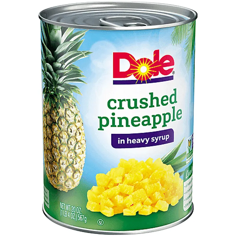 Dole Crushed Pineapple in Heavy Syrup view 1