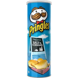 Pringles Salty Snacks Potato Crisps Chips Salt And Vinegar Flavored