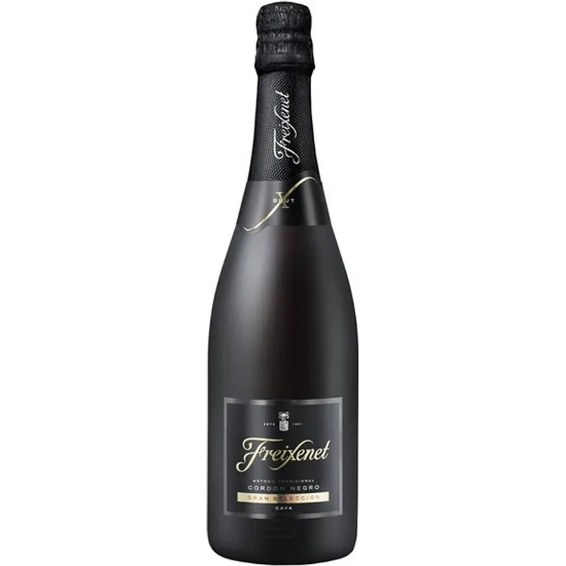 Freixenet Cordon Negro Brut Champagne Blend Sparkling Wine view 1