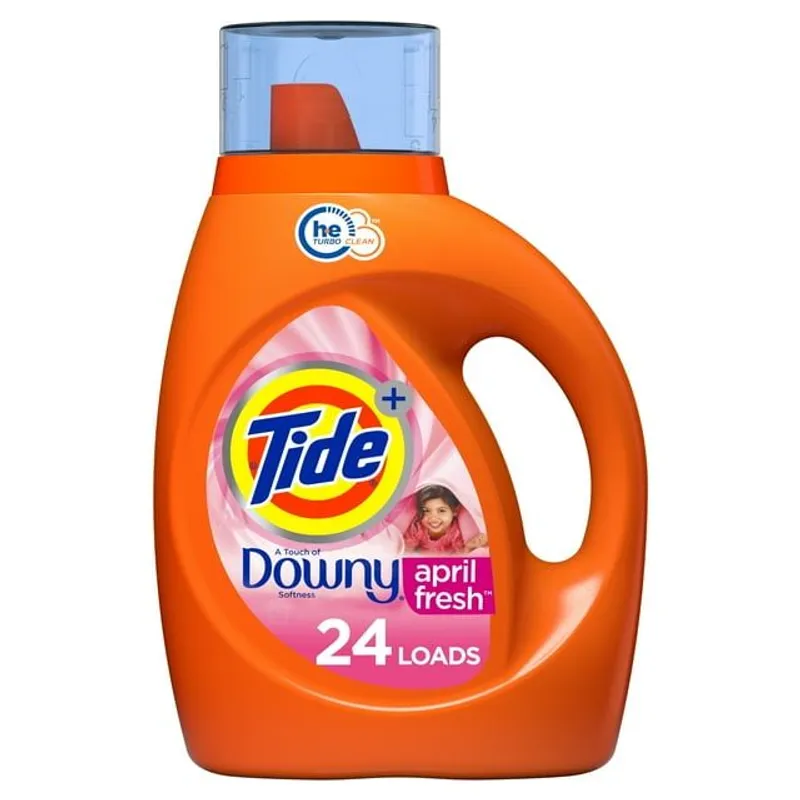 Tide Plus Downy April Fresh Scent Liquid Laundry Detergent view 1
