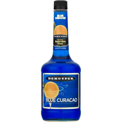 DeKuyper Blue Curacao Liqueur 750mL