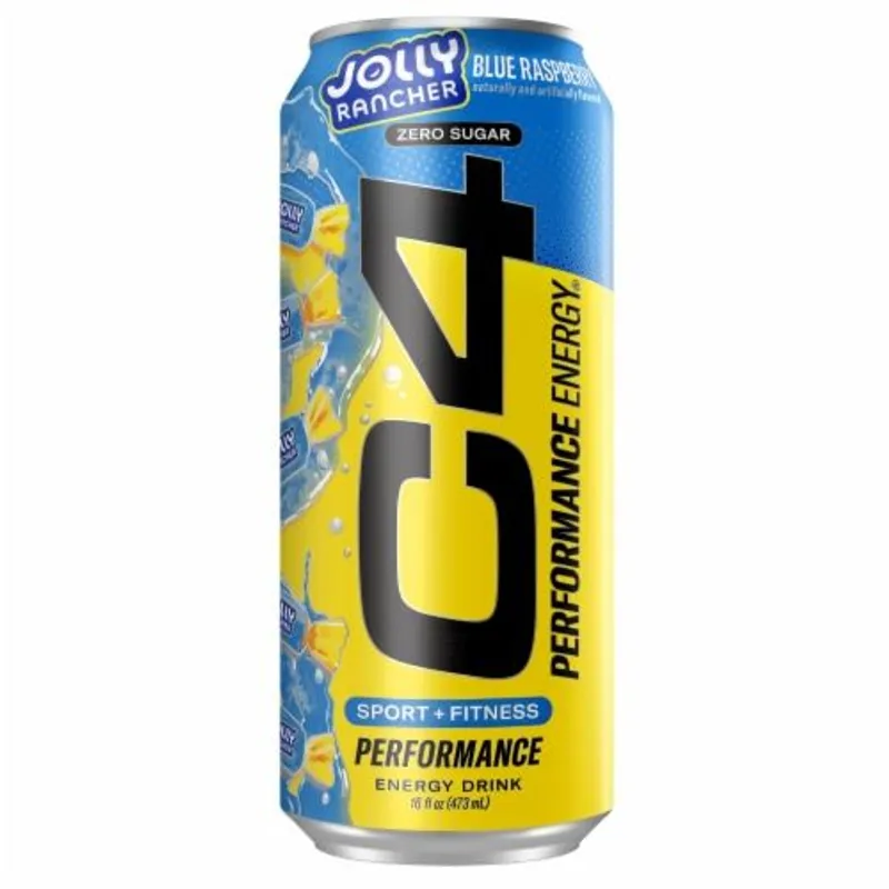 C4 Energy Drink Jolly Rancher Blue Raspberry view 1