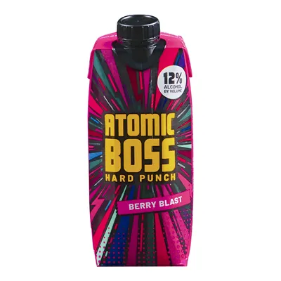 Atomic Boss Hard Punch Berry Blast 500ml