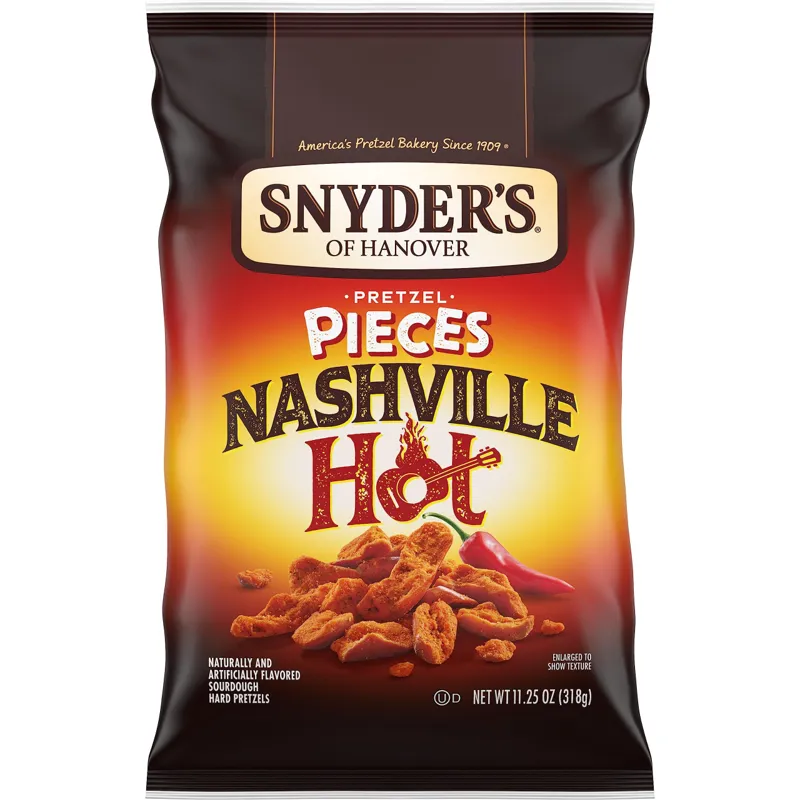 Snyder's of Hanover Nashville Hot Pretzel Pieces Bag view 1