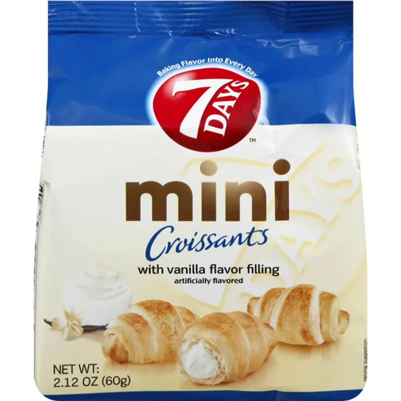 7DAYS Mini Vanilla Croissants view 1